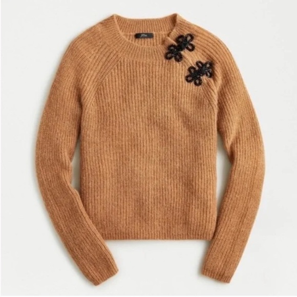 J. Crew Sweaters Like New J Crew Camel Wool Blend Ribbed Sweater